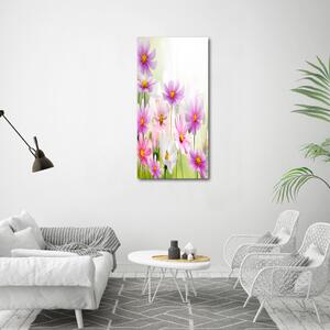 Vertikální Foto obraz sklo tvrzené Polní květiny osv-49015861
