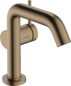 Hansgrohe Tecturis S páková umyvadlová baterie 110 Fine CoolStart EcoSmart+ bez odtokové soupravy, kartáčovaný bronz 73321140