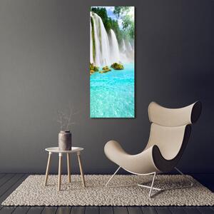 Vertikální Vertikální Foto obraz na plátně do obýváku Vodopád ocv-50498113