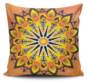 ASIR Povlak na polštář MANDALA-20 oranžová mandala