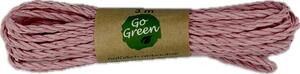Dekorační provázek Go Green Cotton Cord – Dusty Pink růžový 3mm x 3m (6,-Kč/m)