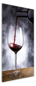 Vertikální Foto obraz sklo tvrzené Červené víno osv-52197420