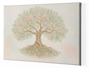 Obraz na plátně - Strom života Ladná síla FeelHappy.cz Velikost obrazu (šířka x výška): 60 x 40 cm