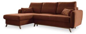 ROHOVÁ SEDAČKA, textil, terracotta MID.YOU - Sedací soupravy, Online Only