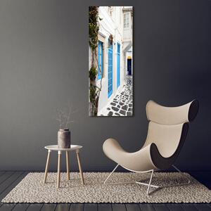Vertikální Fotoobraz na skle Řecké ulice osv-52782773