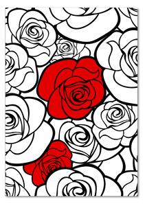 Vertikální Moderní foto obraz na stěnu Růže osv-54438364