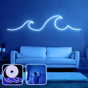 ASIR Nástěnná LED dekorace WAVE modrá
