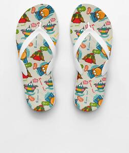 Summerbird | stylové plážové žabky - Bílá, S / EU 38