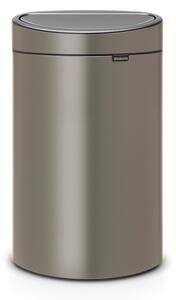 Brabantia Odpadkový koš Touch Bin - 40 L, platinová