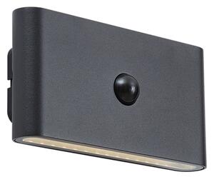 Nástěnná lampa černá 4-krokový senzor magnetická vč. LED dobíjecí - Batt