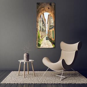 Vertikální Fotoobraz na skle Italské uličky osv-57322267