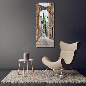 Vertikální Fotoobraz na skle Italské uličky osv-57773115