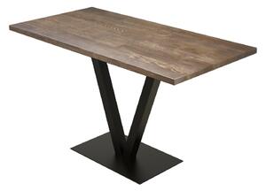 ASIR Jídelní stůl SUN TABLE ořech a černá