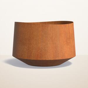 Cortenový vysoký květináč Vela Ø 1200 × v 800 mm