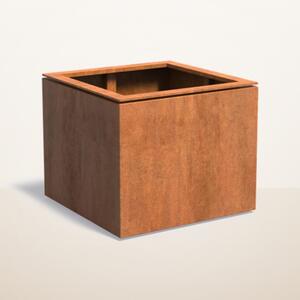 Cortenový květináč Kubo 830 x 830 x 700 mm