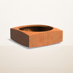 Cortenový květináč Nova 1200 x 1200 x 450 mm