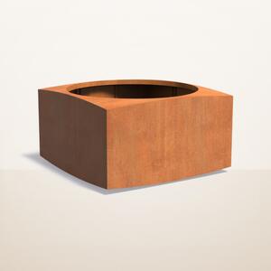 Cortenový květináč Nova 1400 x 1400 x 800 mm