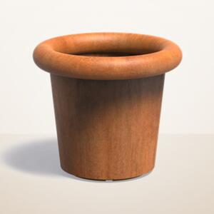 Cortenový květináč Klasik Ø 700 × v 606 mm