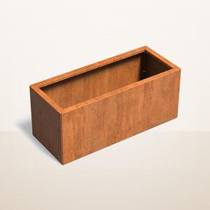 Cortenový vyvýšený záhon stavebnicový 1200 × 500 × v 500 mm