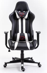 Ak furniture Herní křeslo F4G FG33 černé/bílé