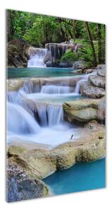 Vertikální Fotoobraz na skle Vodopád Thajsko osv-60730656