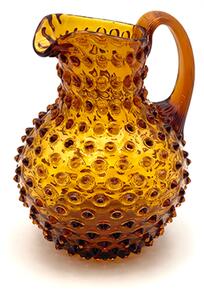 Sklárna Častolovice - Džbán 1l - Hobnail - Ananas - amber