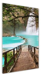 Vertikální Fotoobraz na skle Vodopád Mexiko osv-61014941