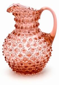 Sklárna Častolovice - Džbán 1l - Hobnail - Ananas - měděná