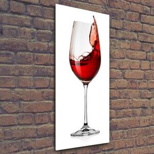 Vertikální Foto obraz sklo tvrzené Červené víno osv-61113320