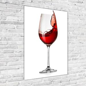 Vertikální Foto obraz sklo tvrzené Červené víno osv-61113320