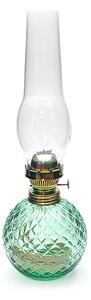 Sklárna Častolovice - Petrolejová lampa Vanesa - Káro - beryl