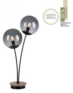 LEUCHTEN DIREKT is JUST LIGHT LED stolní lampa dřevo kouřová barva šňůrový vypínač IP20 do interiéru LD 11390-79