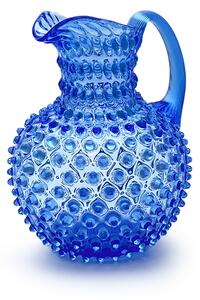 Sklárna Častolovice - Džbán 2l - Hobnail - Ananas - modrá