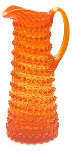 Sklárna Častolovice - Džbán 1,2l - Hobnail - Ananas - oranžová