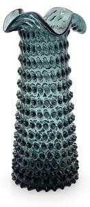 Sklárna Častolovice - Váza 29cm - Hobnail - Ananas - kouř