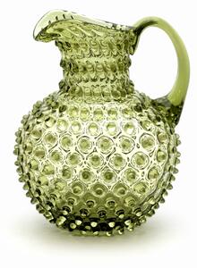 Sklárna Častolovice - Džbán 2l - Hobnail - Ananas - lesní zelená