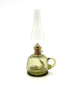 Sklárna Častolovice - Petrolejová lampa Lucie - Krakle - lesní zelená