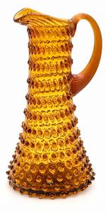 Sklárna Častolovice - Džbán 1,5l - Hobnail - Ananas - amber