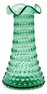 Sklárna Častolovice - Váza 32cm - Hobnail - Ananas - beryl