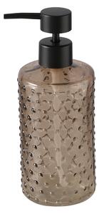 Dávkovač mýdla Tori, hnědá/s černými prvky, 500 ml