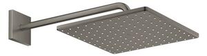 Hlavová sprcha GROHE Rainshower Cube na stěnu včetně sprchového ramena kartáčovaný Hard Graphite 26564AL0