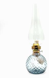 Sklárna Častolovice - Petrolejová lampa Vanesa - Káro - světlý kouř