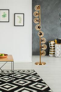 ASIR Stojací lampa SIMAY kovová zlatá