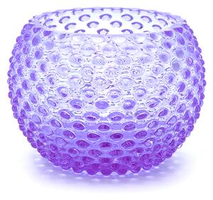 Sklárna Častolovice - Váza 18cm - Hobnail - Ananas - alexandrit