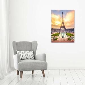 Vertikální Fotoobraz na skle Eiffelová věž Paříž osv-61738045