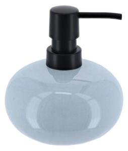 Dávkovač mýdla Laveo, modrá/s černými prvky, 400 ml