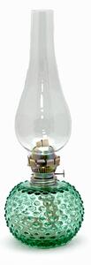 Sklárna Častolovice - Petrolejová lampa Ema - Hobnail - Ananas - beryl
