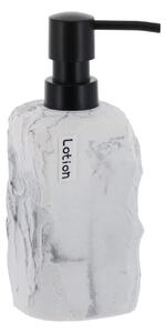 Dávkovač mýdla Paola, bílá/s černými prvky, 400 ml