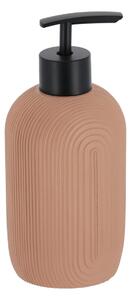 Dávkovač mýdla Elya, pudrová/s černými prvky, 400 ml