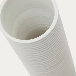 Bílá keramická váza Kave Home Sibone 40 cm